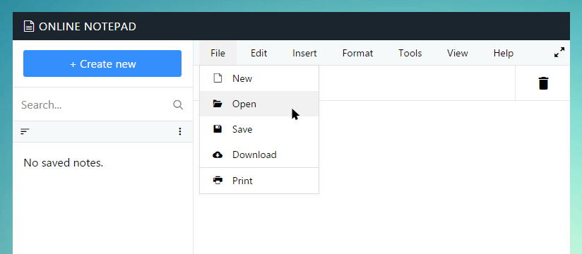 Open text file in Farinfo
